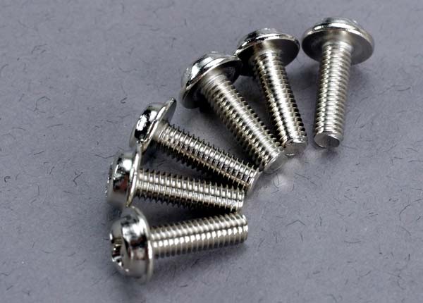 Traxxas 3x10mm Washer Head Phillips Screw (6) - Click Image to Close