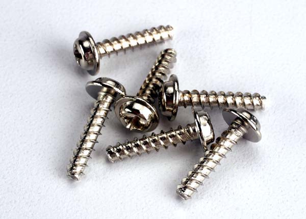 Traxxas Screws, 3x14mm Washerhead Self-Tapping (6)