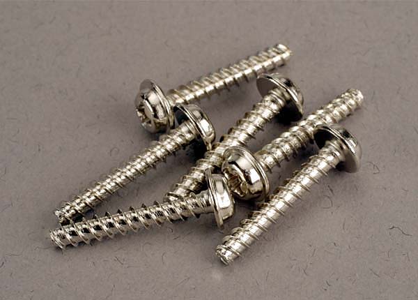 Traxxas Screws, 3x18mm Washerhead Self-Tapping (6)