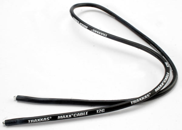 Traxxas Wire, 12-Gauge, Silicone (Maxx Cable) (650mm Or 26 Inches)