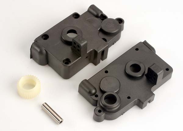 Traxxas Gearbox Halves (L&R) w/ Idler Gear Shaft