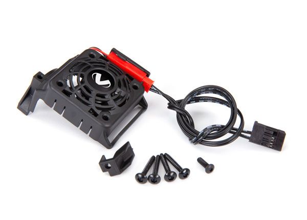 Traxxas Cooling fan kit (with shroud) (fits #3351R and #3461 motors) (requires #3458 heat sink to mount)