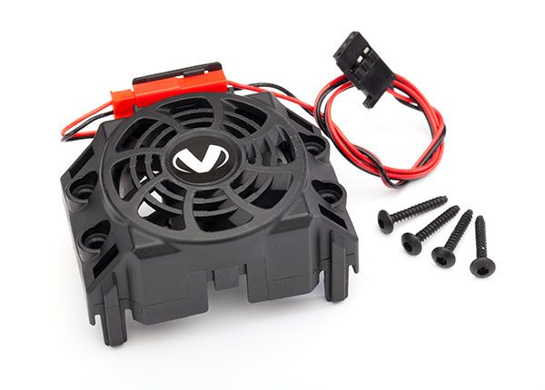 Traxxas Cooling fan kit (with shroud), Velineon 540XL motor - Click Image to Close