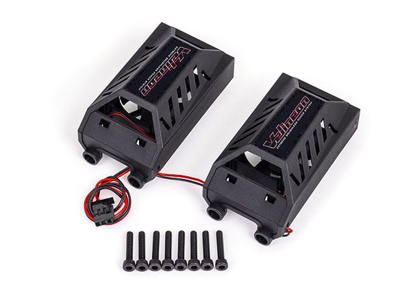 Traxxas Dual Cooling Fan Kit, Low Profile (With Shroud) (Fits TRA3491 Motor)