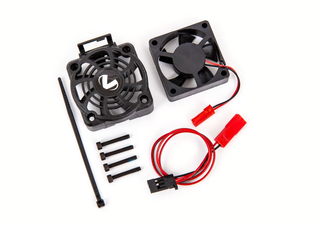 Traxxas Cooling Fan Kit (With Shroud) (Fits #3483 Motor) - Click Image to Close