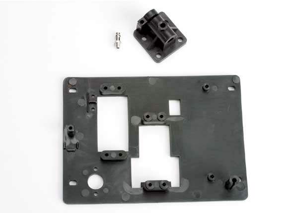 Traxxas Tray, Radio/ Drive Shaft Mount w/ Pressure Fitting