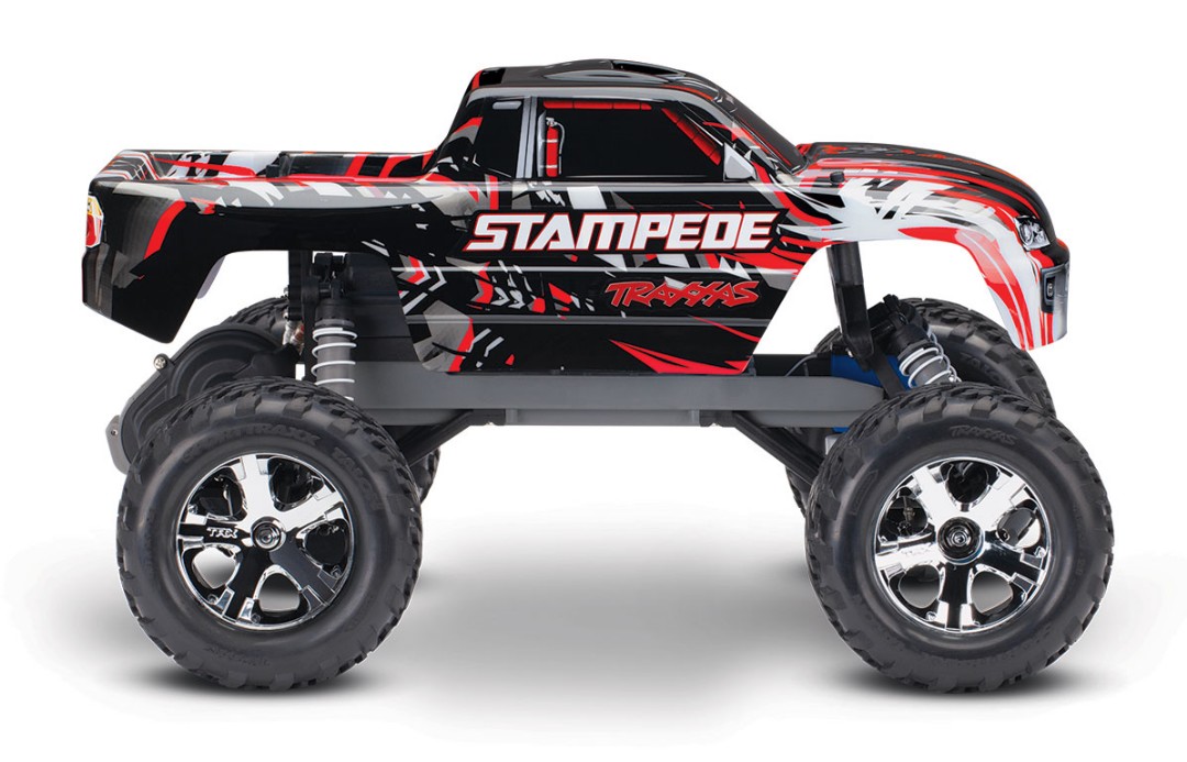 Traxxas Stampede 1/10 2wd XL-5 NO BATTERY/CHARGER - Red - Click Image to Close