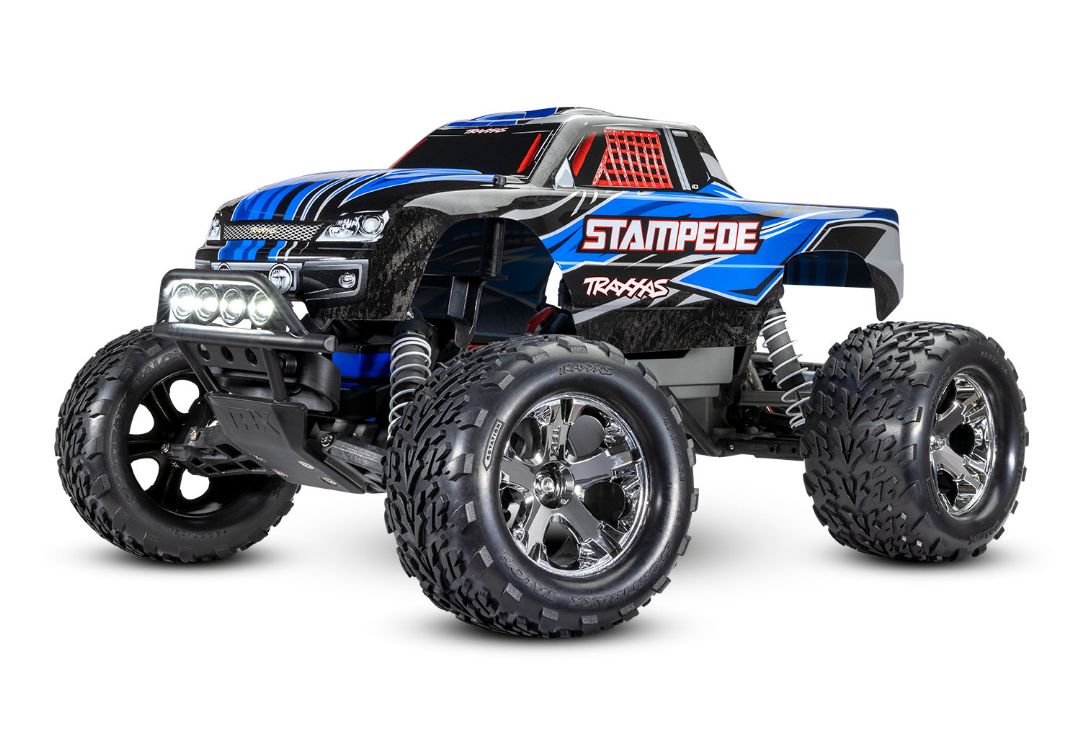Traxxas Stampede 1/10 2wd XL-5 Blue DC Charger with LED Lights