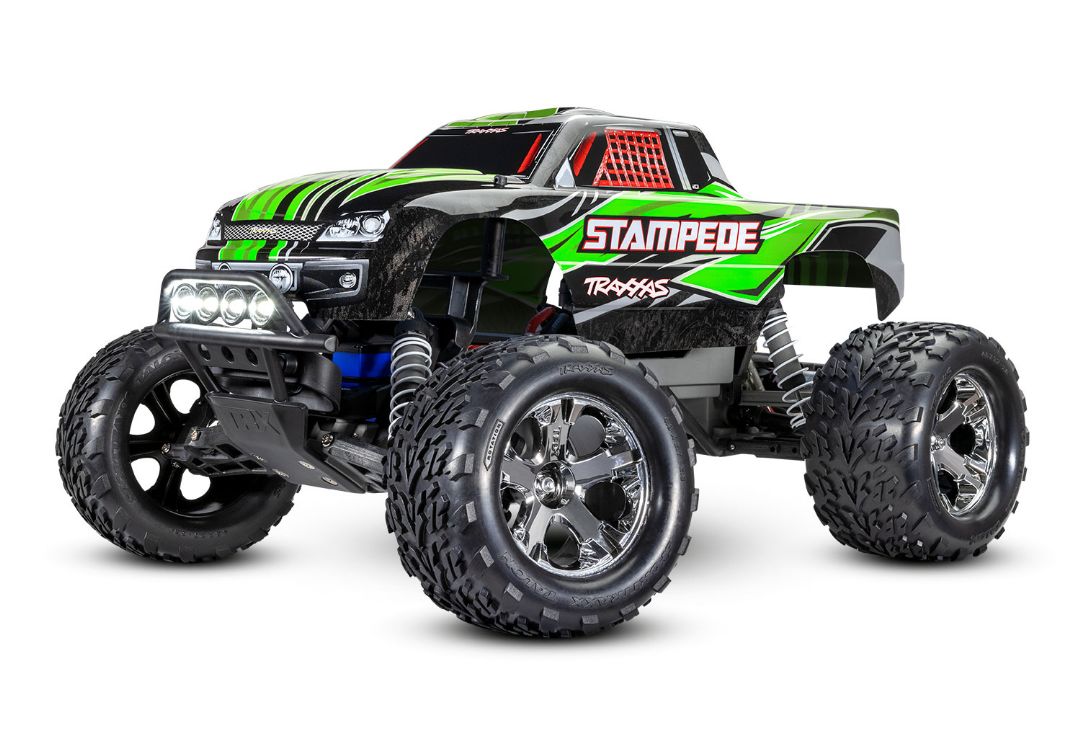 Traxxas Stampede 1/10 2wd XL-5 Green DC Charger with LED Lights