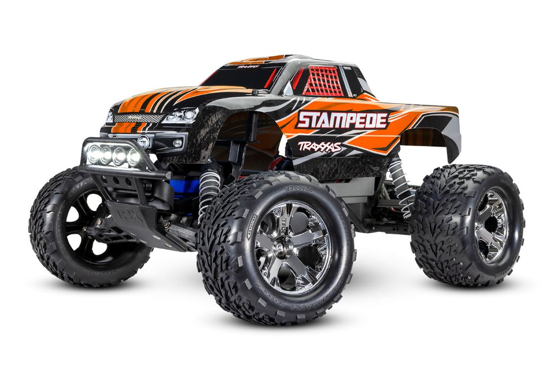 Traxxas Stampede 1/10 2wd XL-5 Orange DC Charger with LED Lights