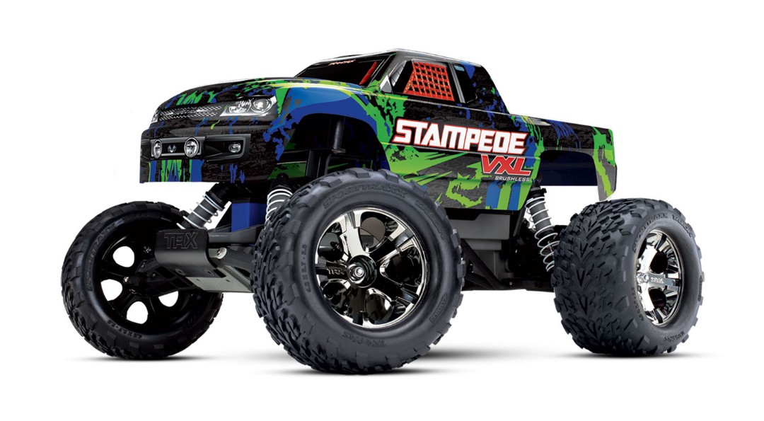 Traxxas Stampede VXL 1/10 RTR 2WD Monster Truck - Green