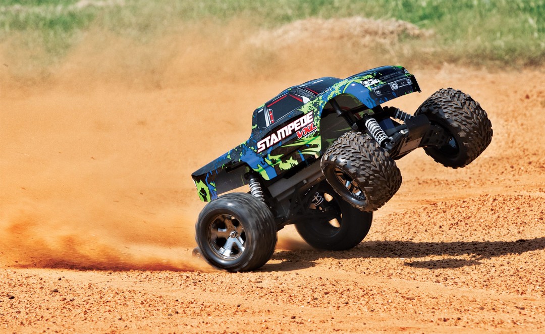 Traxxas Stampede VXL 1/10 RTR 2WD Monster Truck - Green