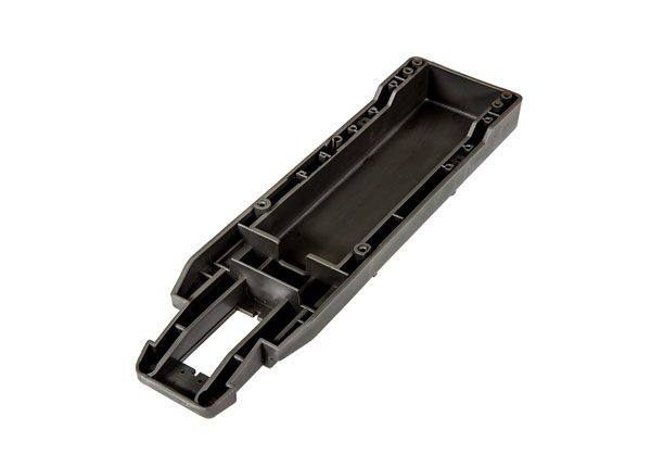 Traxxas Main chassis (black) (164mm long battery compartment) (fits both flat and hump style battery packs)