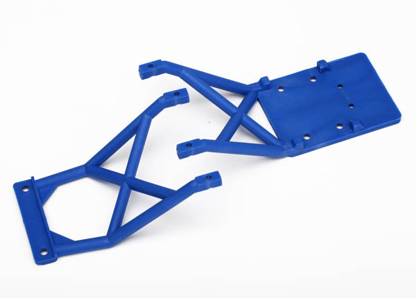 Traxxas Front & Rear Skid Plate (Blue) (Son-uva Digger) - Click Image to Close