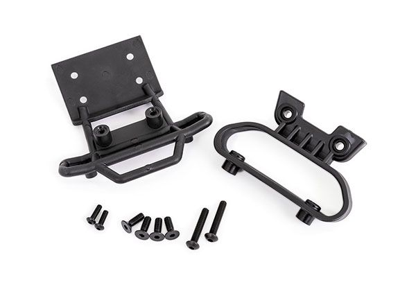 Traxxas Bumper, Front/ Bumper Mount Bigfoot - Click Image to Close