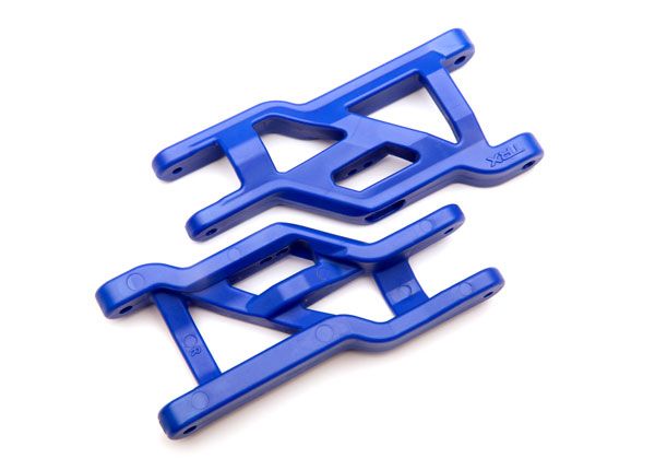 Traxxas Suspension arms, front (blue) (2) (HD, cold weather) - Click Image to Close