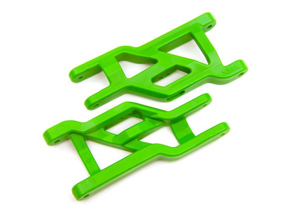 Traxxas Suspension arms, front (green) (2) (heavy duty, cold we - Click Image to Close