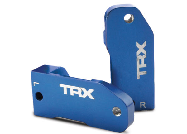 Traxxas L/R Aluminim Caster Blocks 30° (Blue) - Click Image to Close