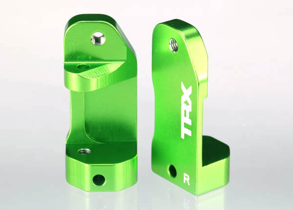 Traxxas L/R Aluminum Caster Blocks 30° (Green) - Click Image to Close