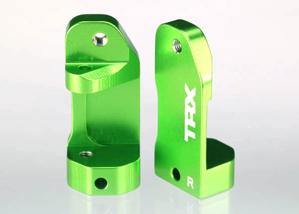 Traxxas L/R Aluminum Caster Blocks 30° (Green)