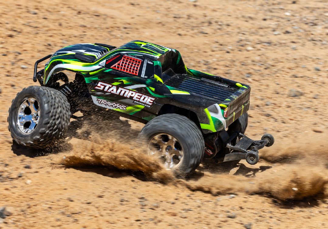 Traxxas 1/10 Stampede BL-2S HD 2wd RTR - Green w/Charger&Battery