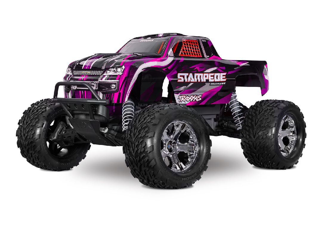 Traxxas 1/10 Stampede BL-2S HD 2wd RTR - Pink w/Charger&Battery