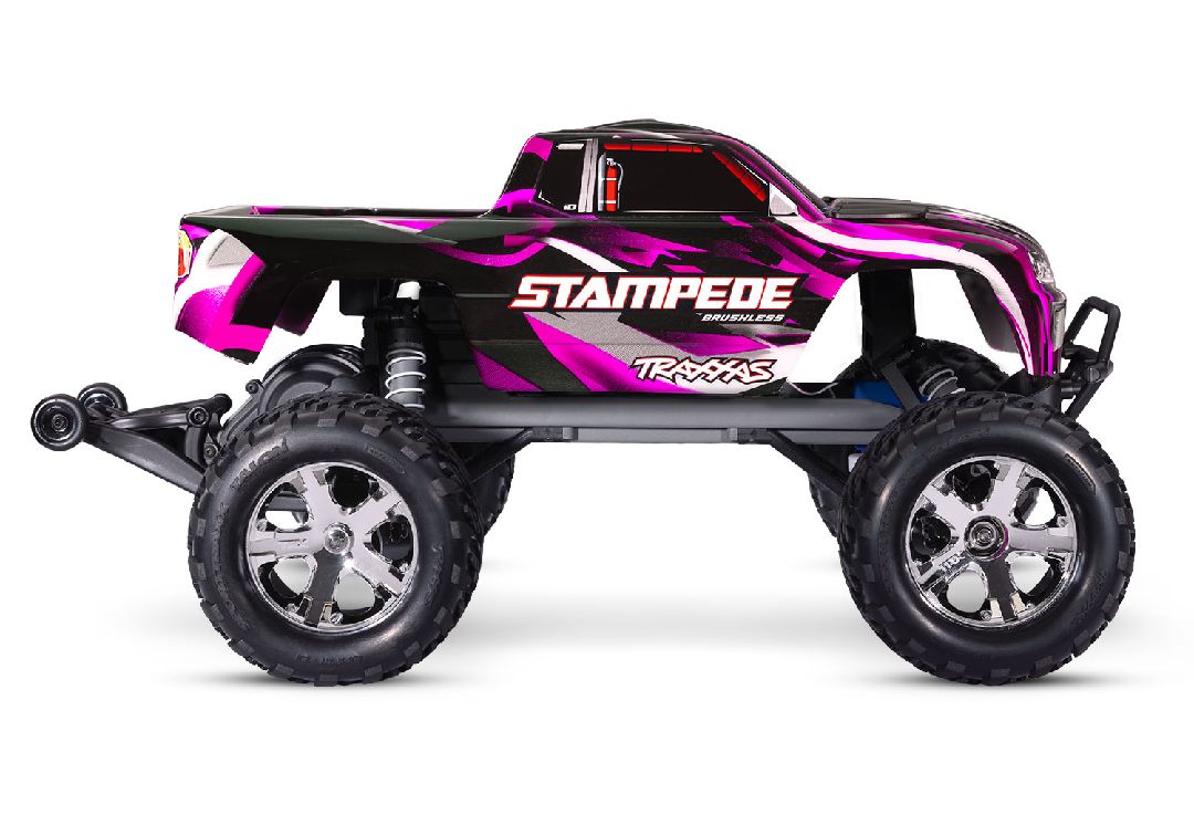 Traxxas 1/10 Stampede BL-2S HD 2wd RTR - Pink w/Charger&Battery