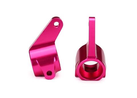 Traxxas Steering Blocks (Pink) (2)