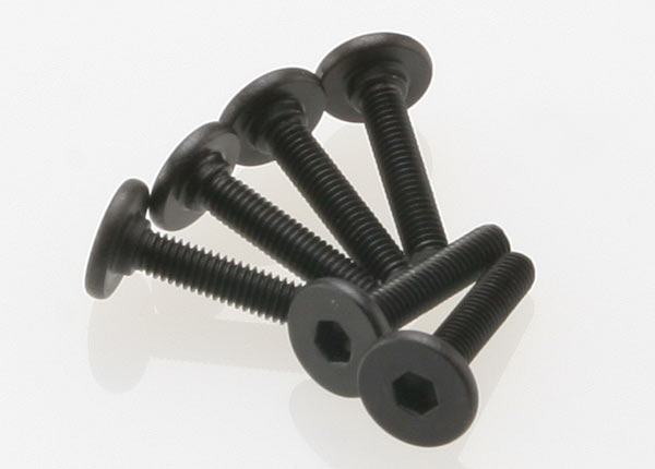 Traxxas 3x15mm Flat Head Screw (6) (VXL) - Click Image to Close