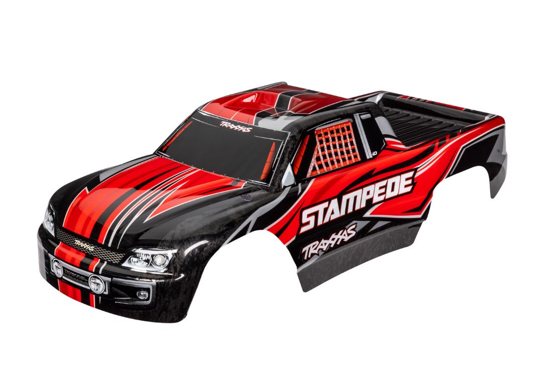 Traxxas Body, Stampede (Also Fits Stampede VXL),Red (Painted, Decals Applied)