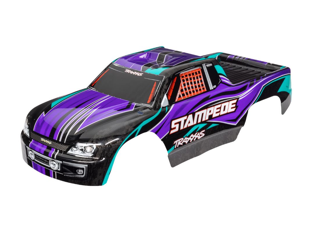 Traxxas Body, Stampede (Also Fits Stampede VXL),Purple (Painted, Decals Applied)