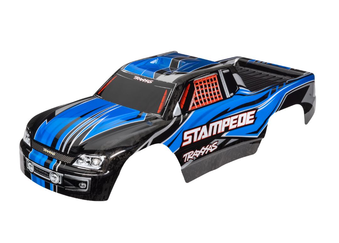 Traxxas Body, Stampede (Also Fits Stampede VXL),Blue (Painted, Decals Applied)