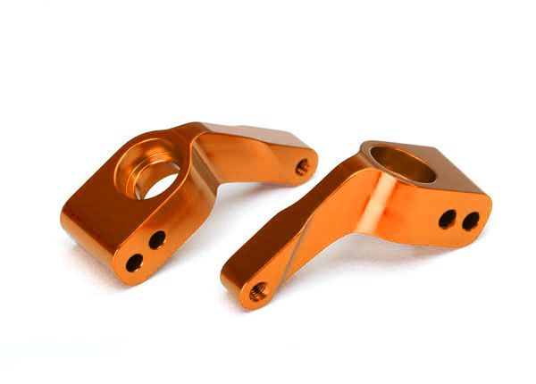 Traxxas Aluminum Stub Axle Carriers (Orange) (4)