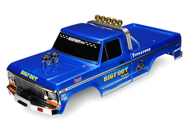 Traxxas Body, Bigfoot No. 1, Officially Licensed replica (painted, decals applied)