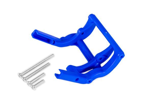 Traxxas Wheelie Bar Mount/Hardware - Blue (1)