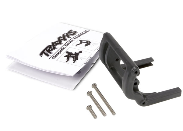 Traxxas Wheelie bar mount (1)/ hardware (black)