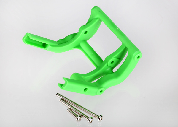 Traxxas Wheelie Bar Mount (Green) (Grave Digger) - Click Image to Close