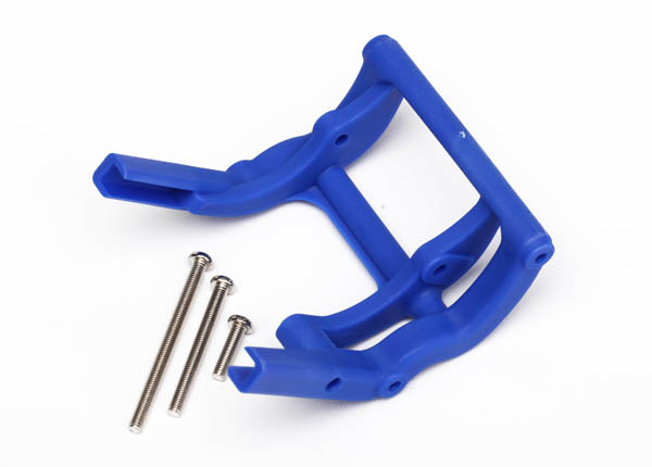 Traxxas Wheelie Bar Mount (Blue) (Son-uva Digger)