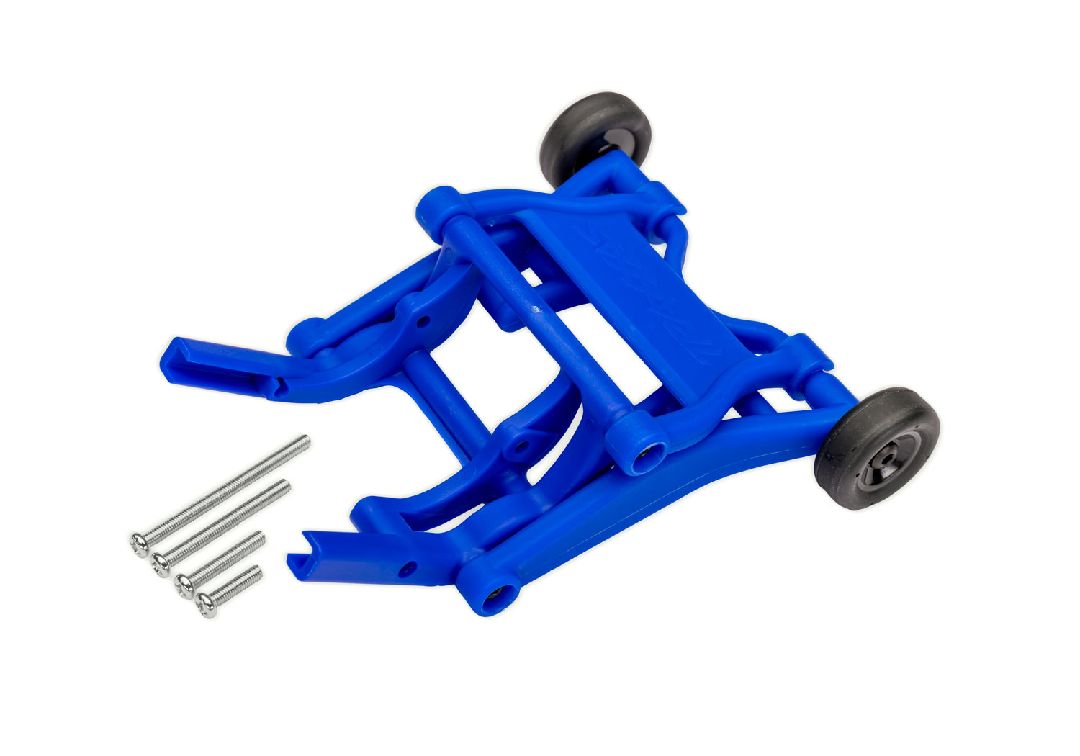 Traxxas Wheelie Bar, Assembled, Adjustable - Blue