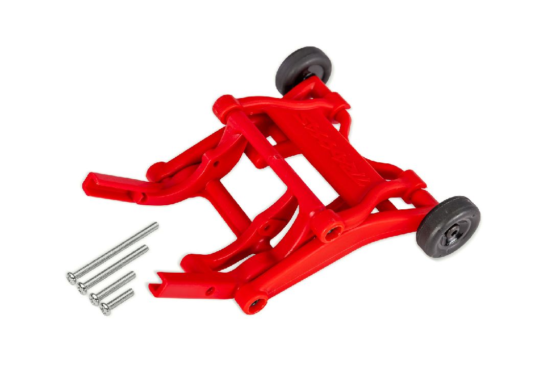 Traxxas Wheelie Bar, Assembled, Adjustable - Red