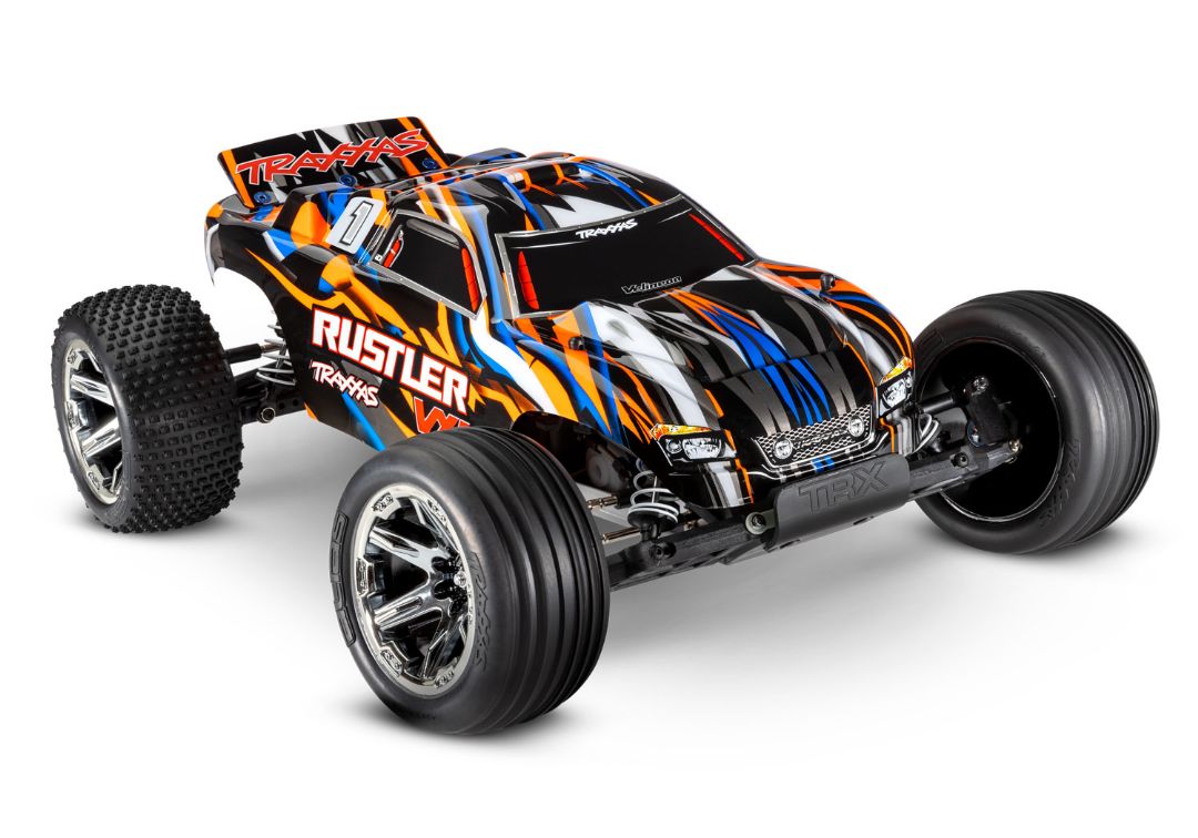 Traxxas Rustler VXL Brushless 1/10 RTR Stadium Truck Orange