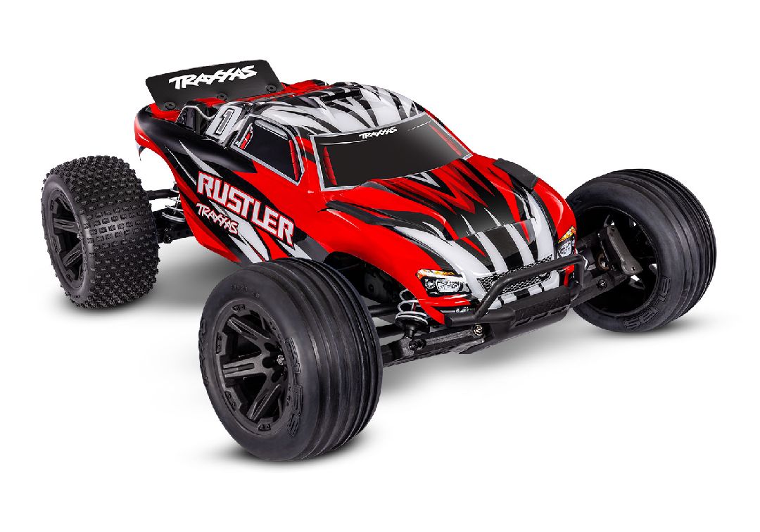 Traxxas 1/10 Rustler ExtremeHD 2wd RTR - RedX