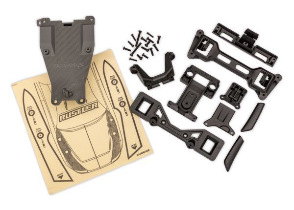 Traxxas Chassis & Body Conversion Kit, Rustler