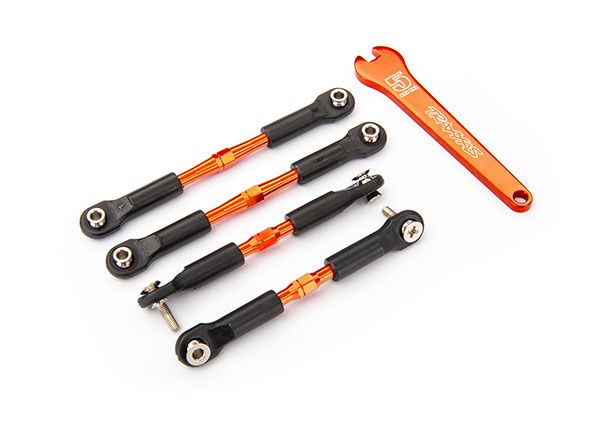 Traxxas Aluminum Turnbuckle Camber Link Set (Orange) (4)