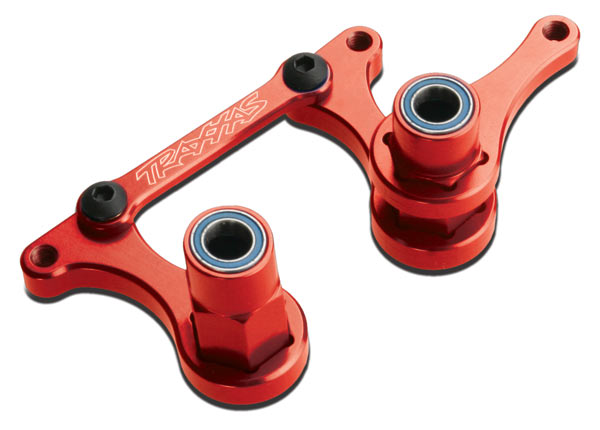 Traxxas T6 Aluminum Steering Bellcrank, Drag Link & 5x8mm Ball B - Click Image to Close