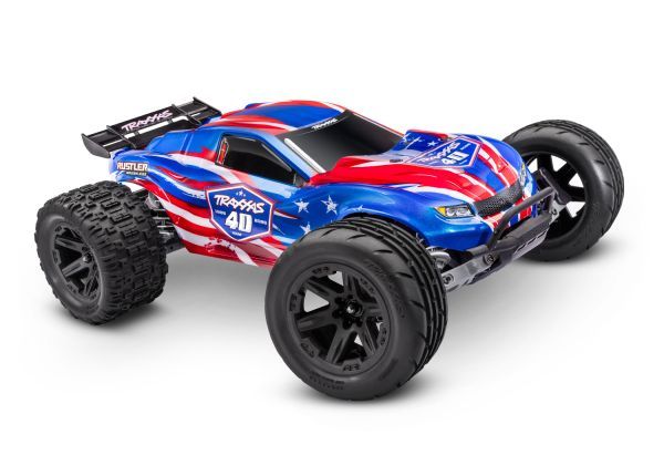Traxxas 1/10 Rustler HD VX3 BL 2WD RTR - 40th