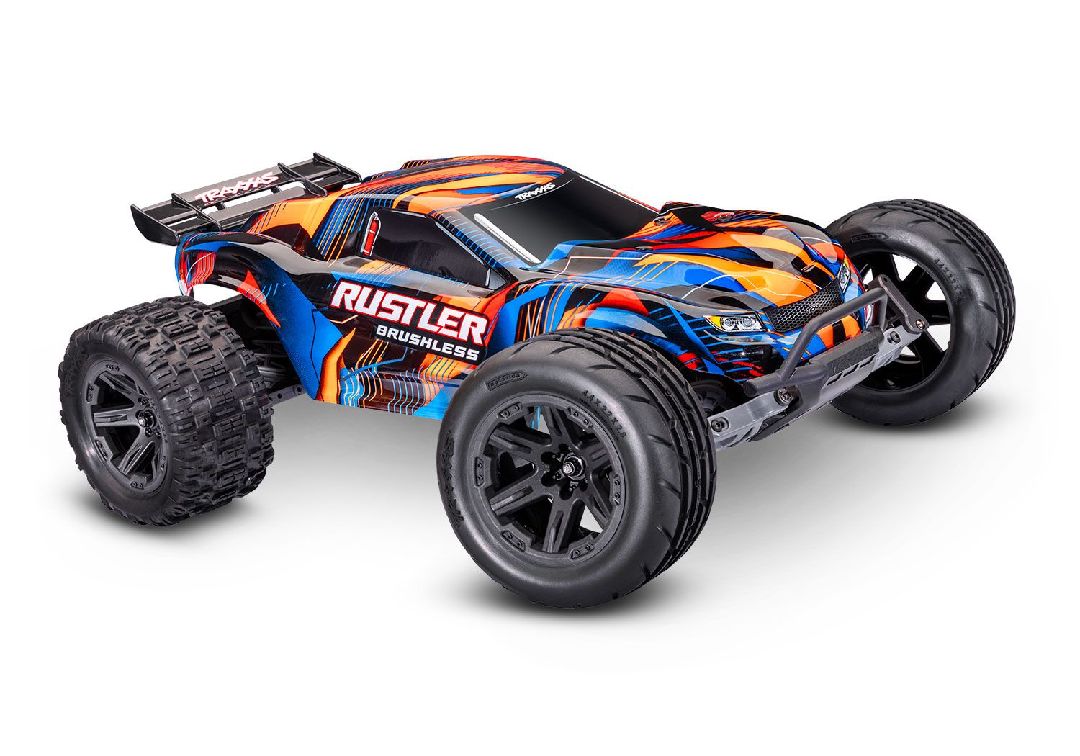 Traxxas 1/10 Rustler HD VX3 BL 2WD RTR - Orange