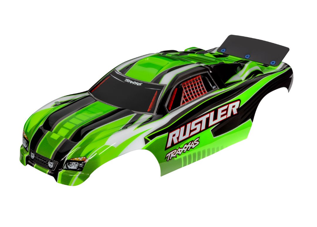 Traxxas Body, Rustler (Also Fits Rustler VXL),Green (Painted, Decals Applied)