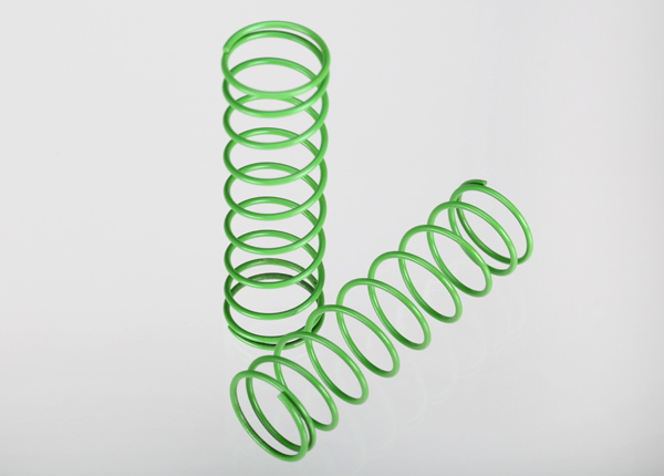 Traxxas Springs, front (green) (2) - Click Image to Close