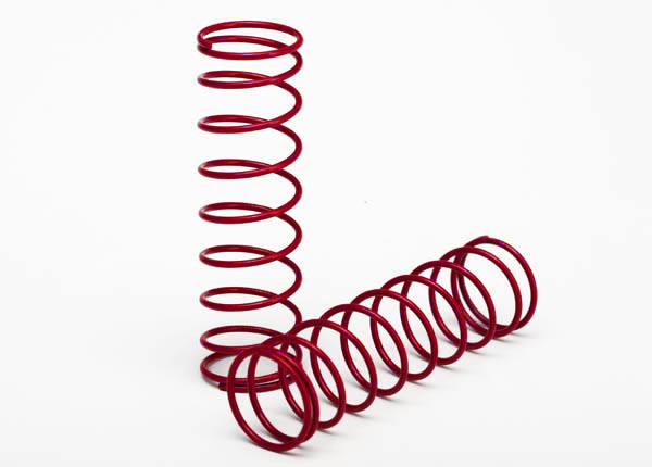 Traxxas Springs, front (red) (2) - Click Image to Close